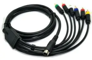 Aomoproing For RGBS Color Special Line Saturn Red Blue Green RGB+Sync Video and Audio Cable, Composite Cable