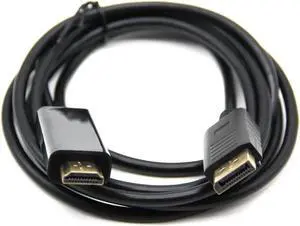 Aomoproing DisplayPort to HDMI-compatible Cable 1.8M 1080P Display Port DP Cable for Connecting Laptop to HDTVs Projector