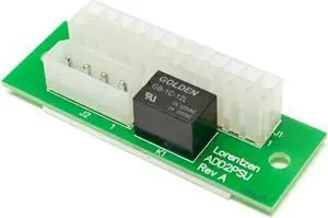 Aomoproing FOR Dual PSU Power Supply Sync Connector Add2psu ATX 24Pin To 4Pin Molex Synchronous Connector Riser Cable Miner Mining
