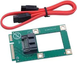 Aomoproing FOR MSATA To SATA Conversion Card Mini SATA To SATA Adapter Card MINI SATA To SATA Interface Computer Expansion Card