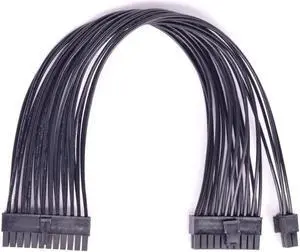 Aomoproing 24Pin 20pin Male to 24Pin male Port Power Supply Cable 24-pin ATX power supply to 20+4Pin 20-Pin Connector Cable