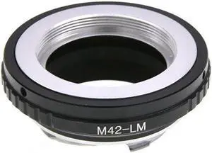 Aomoproing M42 to LM Camera Lens Adapter Ring for M42 Lens for Leica M M8 M7 M6 M5 M9 Camera
