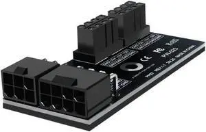 Aomoproing FOR 2Pcs/lot 8+8 power supply adapter GPU NCard ACard Power Supply Steering Joint for Graphics Card