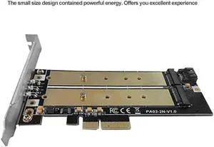 Aomoproing PA03-RTK NGFF M.2 to PCI-E Converter Adapter PCI-E X4 to NGFF SSD for 22110mm B Key+M Key NGFF M.2 SSD for laptop computer pc Aomoproing PA03-RTK NGFF M.2 to PCI-E Converter Adapter PCI-E X4 to NGFF SSD for 22110mm B Key+M Key NGFF M.2 SSD for laptop computer pc
