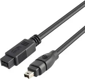Aomoproing FOR Wire Cable 9 Pin to 4 Pin IEEE 1394 wire 800/400 Cable 6 Feet