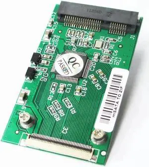 Aomoproing FOR mSATA to CE ZIF mini SATA to ZIF 40pin Card 50mm Mini PCI-E PCI E Express 1.8 inch SSD HDD Adapter Converter for Laptop Notebook