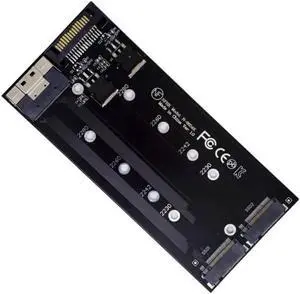 Aomoproing PCIE Express 3.0 4.0 Raid Card VROC Dual 2X NVME M.2 AHCI Raid0 Hyper Adapter Slimline SFF-8654 8X