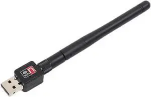 Aomoproing  USB Wifi Adapter 150Mbps 2.4 ghz Antenna USB 802.11n/g/b Ethernet Wi-fi dongle MT7601 Wireless Network Card for PC Windows