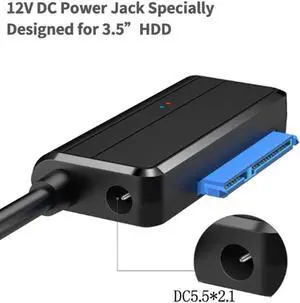 Aomoproing USB SATA 3 Cable Sata To USB 3.0 Adapter 5 Gbps Support 2.5/3.5 Inch USB Adapter