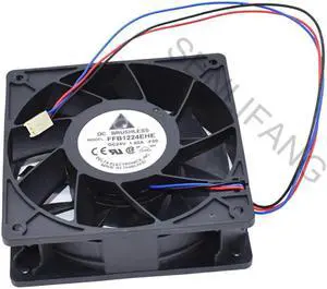 Aomoproing Genuino FFB1224EHE-F00 24V DC 1.50A 3 cables servidor cuadrado fuerte ventilador de enfriamiento de viento