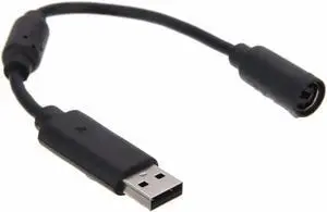 Aomoproing USB Breakaway Extension Cable Cord Adapter for Xbox 360 Wired Gamepad Controller
