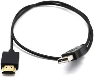 Aomoproing HDMI-compatible-compatible Male To Female Connector With USB 2.0 Charger Cable Spliter Adapter Extender