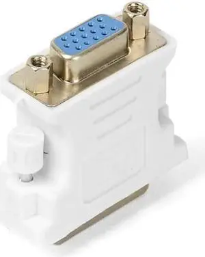 Aomoproing DVI-I Male to VGA /D-Sub/ Female Adapter video adapter DVI to VGA, DVI 29 M SVGA 15 F for Graphics Cards Computer HDTV Monitor