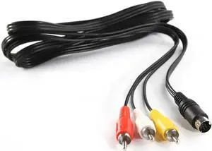 Aomoproing 1.8M 9 Pin Game Audio Video AV Stereo Composite Cable For Sega Genesis 2 A/V RCA Connection Cord Wire For SEGA Genesis/MD 2 3 Aomoproing 1.8M 9 Pin Game Audio Video AV Stereo Composite Cable For Sega Genesis 2 A/V RCA Connection Cord Wire For SEGA Genesis/MD 2 3