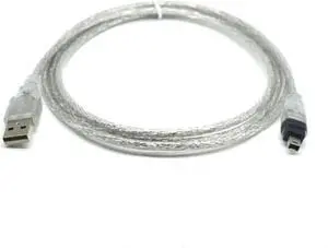 Aomoproing1.5m USB Male To Firewire IEEE 1394 4 Pin Male iLink Adapter Cord firewire 1394 Cable For SONY DCR-TRV75E DV camera cable Aomoproing1.5m USB Male To Firewire IEEE 1394 4 Pin Male iLink Adapter Cord firewire 1394 Cable For SONY DCR-TRV75E DV camera cable