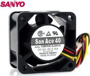 Aomoproing San Ace 40 4cm 40mm server fan 4028 40*40*28mm 12V 0.35A Server case cooling fan 109P0412J3013 with 3pin