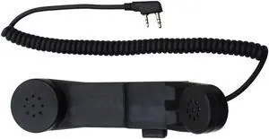 Aomoproing Micrófono de mano para Radio BAOFENG, accesorio de manos para Radio UV5R V2 + UV5RA/plus UV5RB UV5RC