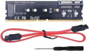 Aomoproing FOR DDR3 DDR4 DDR2 To M2 SSD Adapter Black PCB SATA 15Pin Power + SATA 7Pin Data Port