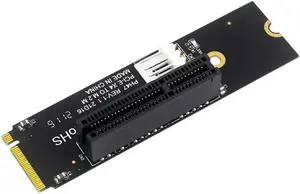 Aomoproing FOR M.2 NGFF to PCIE X4 Expansion Card - PSU Power Cable and Header Adapter for Computer Accessories
