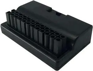 Aomoproing FOR 24-Pin Motherboard Power Connector Atx 24-Pin Female To Male 90° Right Angle Desktop Computer Motherboard Power Adapter