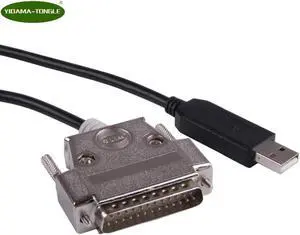 Aomoproing FTDI Chip Usb to RS232 25 Pin DB25 Male Connector Serial Adapter Cable CNC Controls Programming Cable Compatib C-232R US-232R