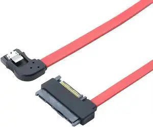 Aomoproing FOR High- ity SAS SFF-8482 to SATA with Right-Angle 7P Converter Cable for PC Hardware