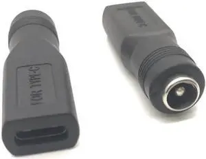 Aomoproing 5V DC 5.5 * 2.1 mm Power Jack To USB 3.1 Type C USB-C Type-c Female 5.5mm *2.1mm Micro USB Female DC Power Connector Adapter