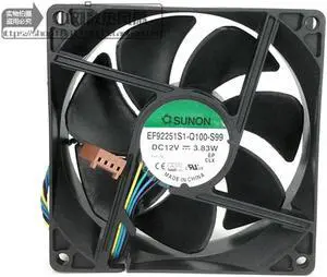 Aomoproing For Sunon EF92251S1-Q100-S99 9225 dc 12v 3.83w EF92251S1-Q000-S9A 90x25mm 90mm CPU Heat Sinks Cooler COOLING Fan