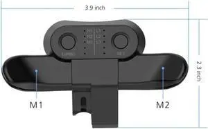 Aomoproing Controller Back Button Attachment for SONY PS4 Gamepad Rear Extension Adapter Electronic Machine Accessories for PS4 Controller