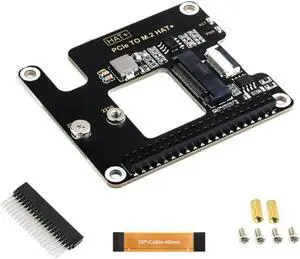 Aomoproing FOR High Speed PCIe to M.2 NVME Adapter HAT Expand Storage Capacity for NVMe SSDs with 16Pin Cable GPIO Header