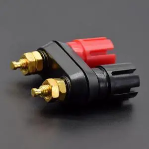 Aomoproing Plugs Couple Terminals Dual 4mm Banana Plug Jack Socket Double hexagon Binding Post Red Black Connector Amplifier DX25 Aomoproing Plugs Couple Terminals Dual 4mm Banana Plug Jack Socket Double hexagon Binding Post Red Black Connector Amplifier DX25