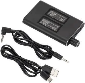 Aomoproing Portable Headphone Amplifier, Heavy Bass, No Low Noise, HiFi Amp, AUX Audio Adjustment, Rechargeable with Electronic Screen