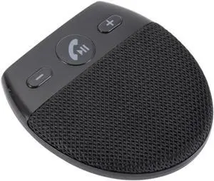 Aomoproing Bluetooth-compatible Handsfree Car Kit Wireless Speaker Phone MP3 Music Player Sun Visor Clip Speakerphone with Car Charger