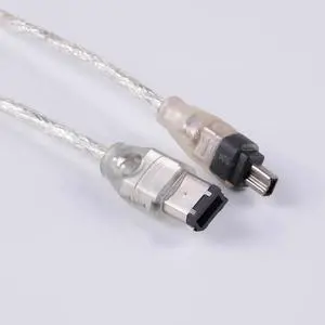 Aomoproing 4P 4 Pin to 6 Pin IEEE 1394 for iLink Adapter Cable 4Pin To 6Pin Firewire Cable DV Camera Cable 5FT