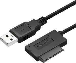 Aomoproing USB 2.0 To IDE/SATA Easy Drive Cable Mutual Conversion Cable Universal SATA 2.5/3.5 Inch Computer Solid State Drive Adapter