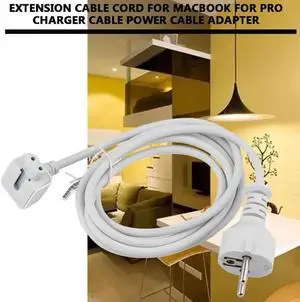 Aomoproing 2023 HOT 1.8M Extension Cable Cord For MacBook For Pro Charger Cable Power Cable Adapter EU Plug Dropshipping Wholesale