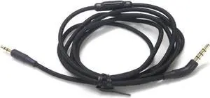 Aomoproing Nylon Audio Cable Cord with Remote 3.5mm to 2.5mm For JBL LIVE 400BT 500BT 650BTNC TUNE 600BT 750NC Duet BT J56BT headphones