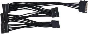 Aomoproing  Ruth's sister 4Pin IDE 1 To 5 SATA 15Pin Hard Drive Power Supply Splitter Cable For DIY PC Sever 18AWG 4-Pin To 15-Pin Power