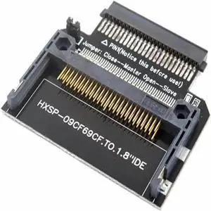 Aomoproing FOR CF Compact Flash Merory Card to 50pin 1.8 Inch IDE Hard Drive SSD Converter Adapter for