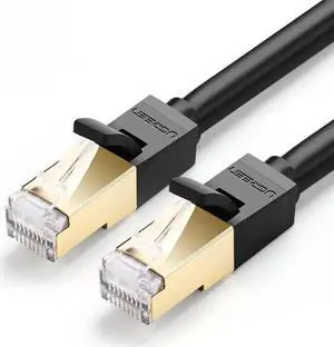Aomoproing FOR High Speed Cat 7 RJ45 Ethernet Lan Network Cable for PC Laptop Golden RJ45 Con tor