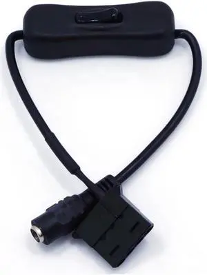 Aomoproing DC 5521USB Cable With Switch ON/OFF Cable Extension Toggle For USB Fan Power Supply Line Durable USB To 4Pin Adapter With Switch