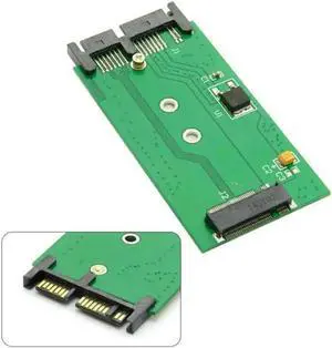 Aomoproing FOR M.2 NGFF SSD to 1.8 Micro SATA 7+9 16pin Adapter Cards Mini PCIE 2 Lane for E431 E531 X240S Y410P Y510P