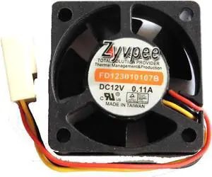 Aomoproing Y.S.TECH 3010 3CM FD123010107B 12V 0.11A 3 Wires 3 Pins Micro Case Fan