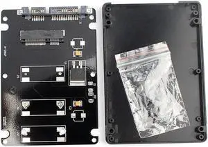 Aomoproing FOR Mini pcie mSATA SSD To 2.5Inch SATA3 Adapter Card With Case