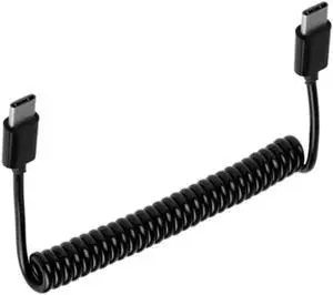 Aomoproing Spring Cable USB 3.1 Type C to Type C Charging Cable Retractable Type C Data Transmission Cord 480Mbps for Android Phone