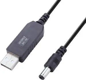 Aomoproing DC 5V to DC 9V USB Voltage Step Up Converter Cable - 3.3ft/1m Power Supply Adapter Cable for Fan, Led Light, Wireless Router