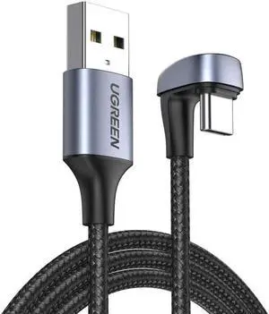 Aomoproing C Cable U Shape 6.6ft 3A Type C Fast Charging Nylon Braided Cord Compatible with Samsung Galaxy S10 S10E S9 S8 Plus Note 10 9 8 LG V40 V30 V20 G7 G6 G5 Moto Z Z3 Z4 More USB-C Devices