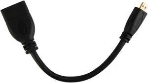 Aomoproing Micro HDMI-compatible Male D To HDMI-compatible Female A Jack Adapter Cable Convertor 1080P Micro Male D To Female Jack Adapter