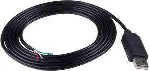 Aomoproing PL2303TA USB RS232 Serial Adapter Converter to 4Pin TX RX GND VCC Wire End Connector Cable Compatible for USB-RS232-WE Aomoproing PL2303TA USB RS232 Serial Adapter Converter to 4Pin TX RX GND VCC Wire End Connector Cable Compatible for USB-RS232-WE