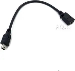 Aomoproing 10cm Mini USB B Type 5pin Male to Mini USB Female Mini USB Male to Female Extension Cable AQJG Aomoproing 10cm Mini USB B Type 5pin Male to Mini USB Female Mini USB Male to Female Extension Cable AQJG